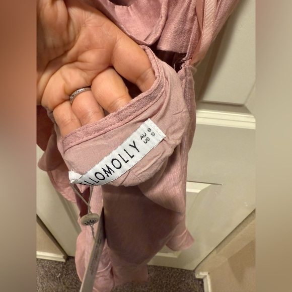 NWT Hello  Molly Top It Off Dress Mini in Blush , size Small - Picture 2 of 13
